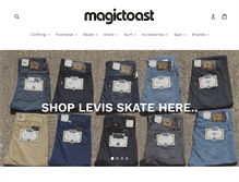 Tablet Screenshot of magictoast.com